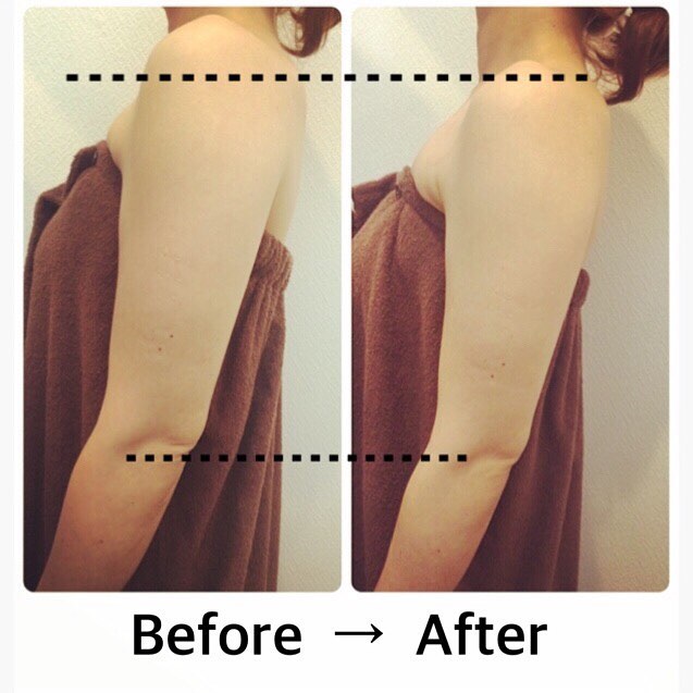 肩が下がりました！